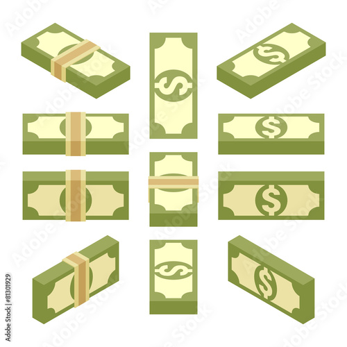 Isometric bundles of paper money
