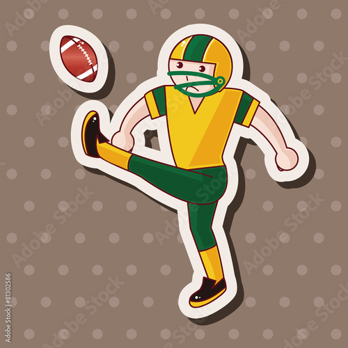 football player theme elements vector,eps