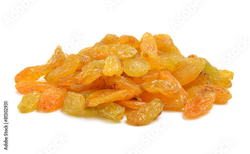 raisins isolated on a white background