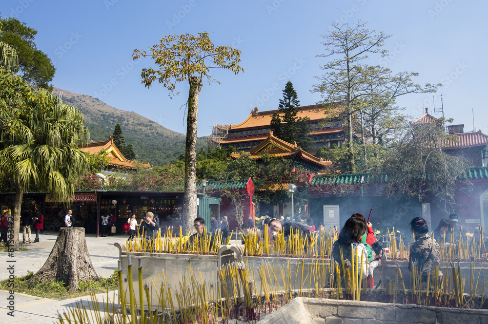 Obraz premium 香港の寶蓮寺