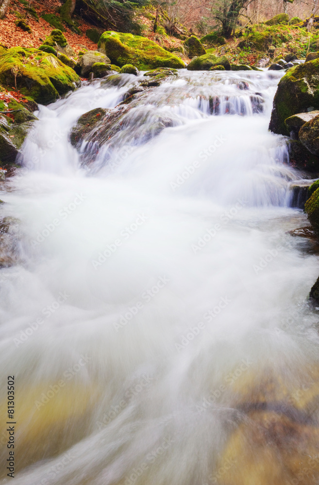 Fototapeta premium Mountain waterfall
