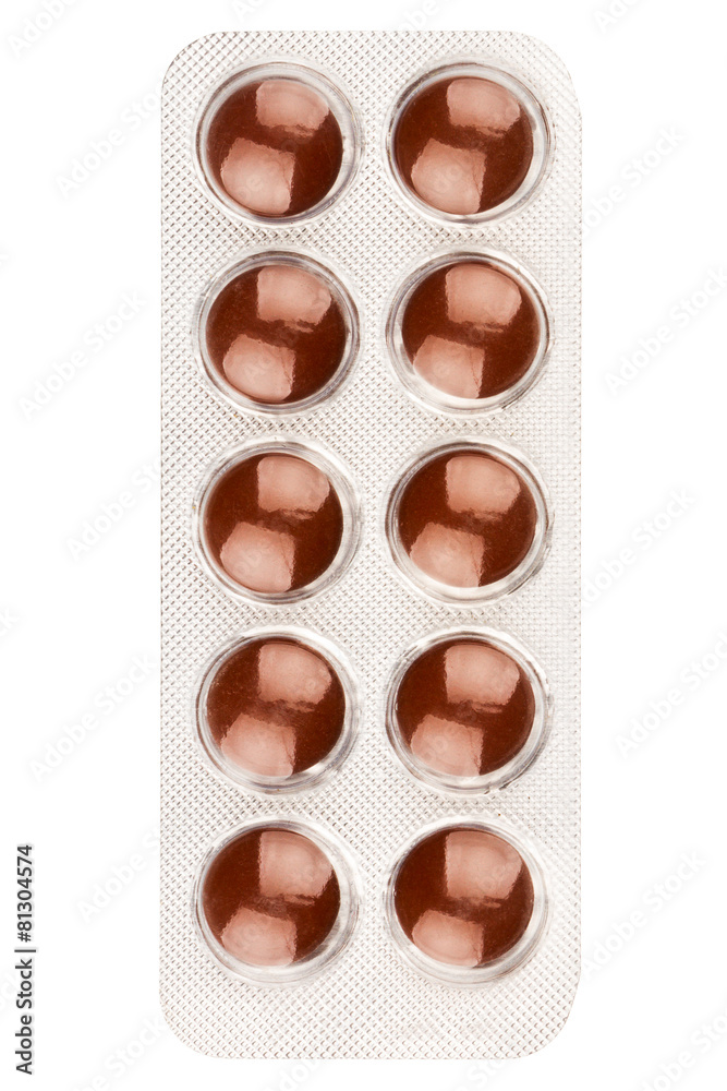 Fototapeta premium Pack of pills