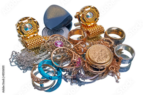 Pile of jewelry