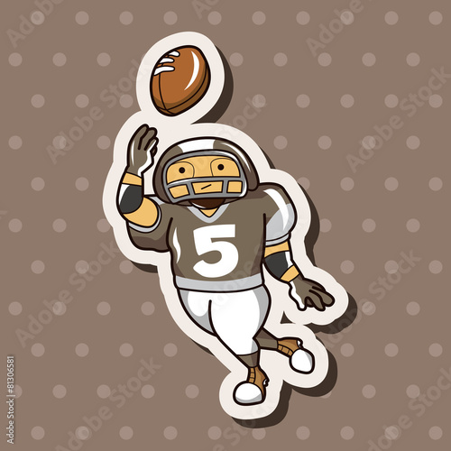 football player theme elements vector,eps