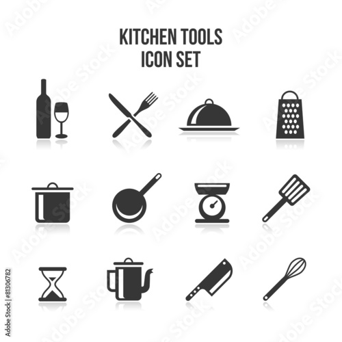 Kitchen and cooking icons