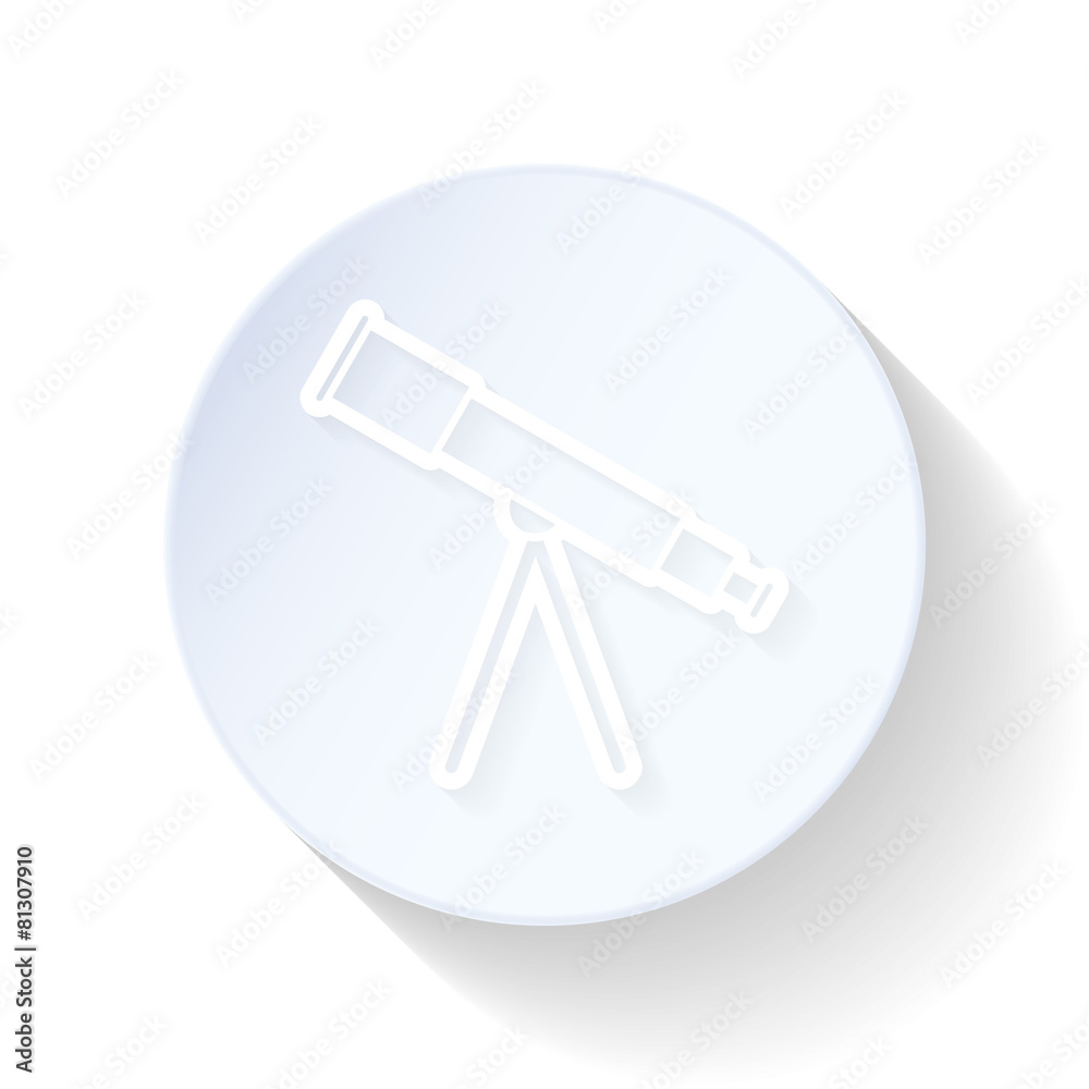 Telescope thin lines icon Telescope thin lines icon