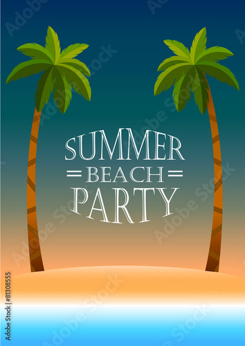 night summer tropical  party festival enjoy