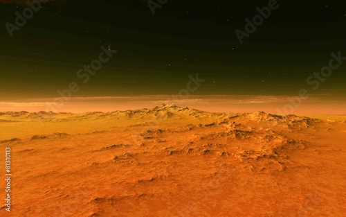 Mars Scientific illustration