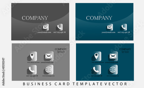 Business card template