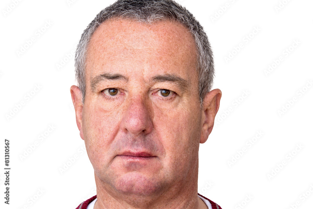 Fototapeta premium Tense Men Portrait