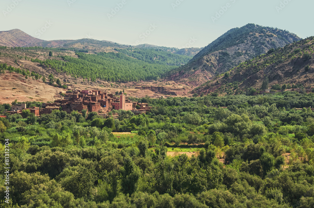 Berber village in the mountains