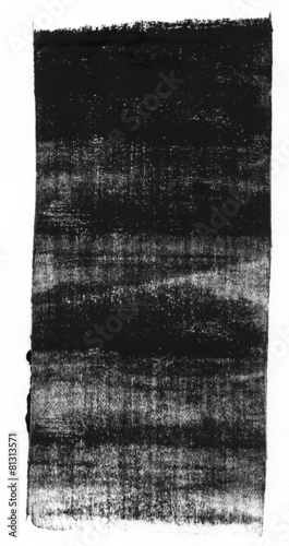 Black rolled ink texture