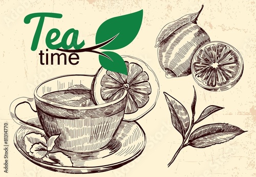 tea time illustration