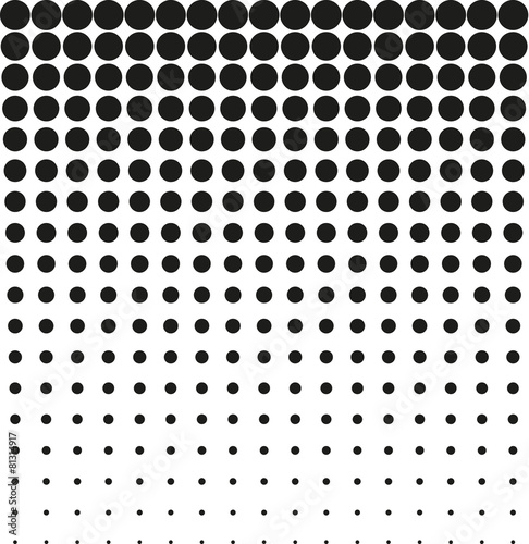 Abstract background black halftone vector