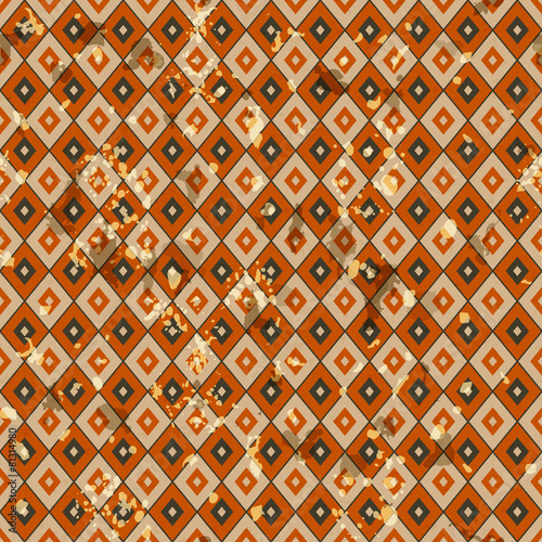 American vintage seamless pattern