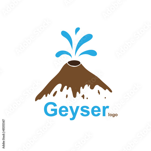 Geyser, vector logo