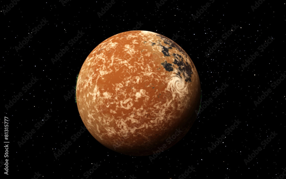 Mars Scientific illustration - planetary landscape Mars Scientific illustration - planetary landscape