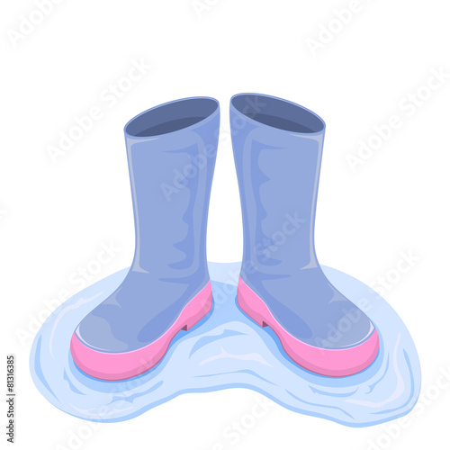 Boots in water