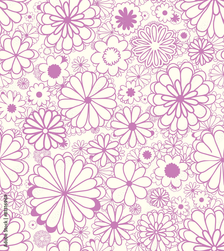 Floral pattern seamless. Graphic background.