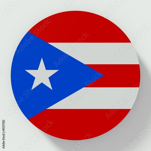 Button Puerto Rico flag isolated on white background Free Download Button Puerto Rico flag isolated on white background - GFXLoad