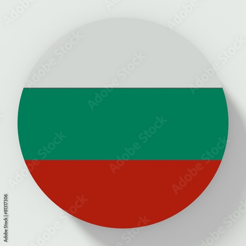 Free Download Button Bulgaria flag isolated on white background - GFXLoad