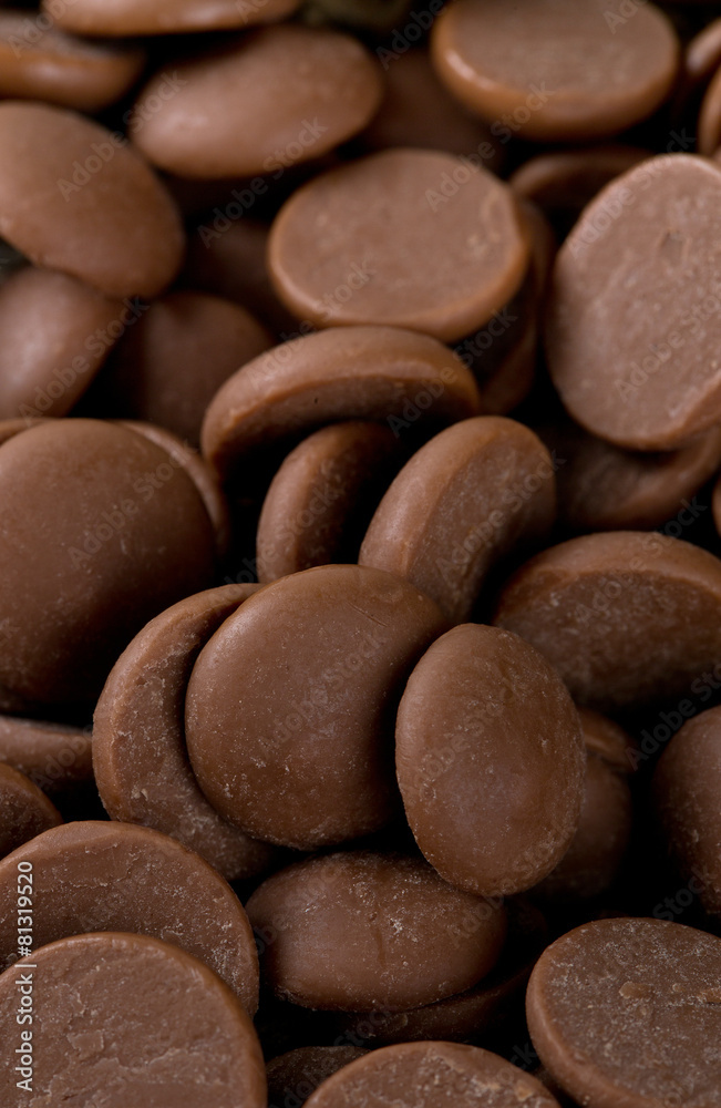 Fototapeta premium milk chocolate chips