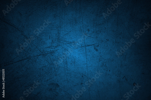 Dark grunge blue texture concrete background