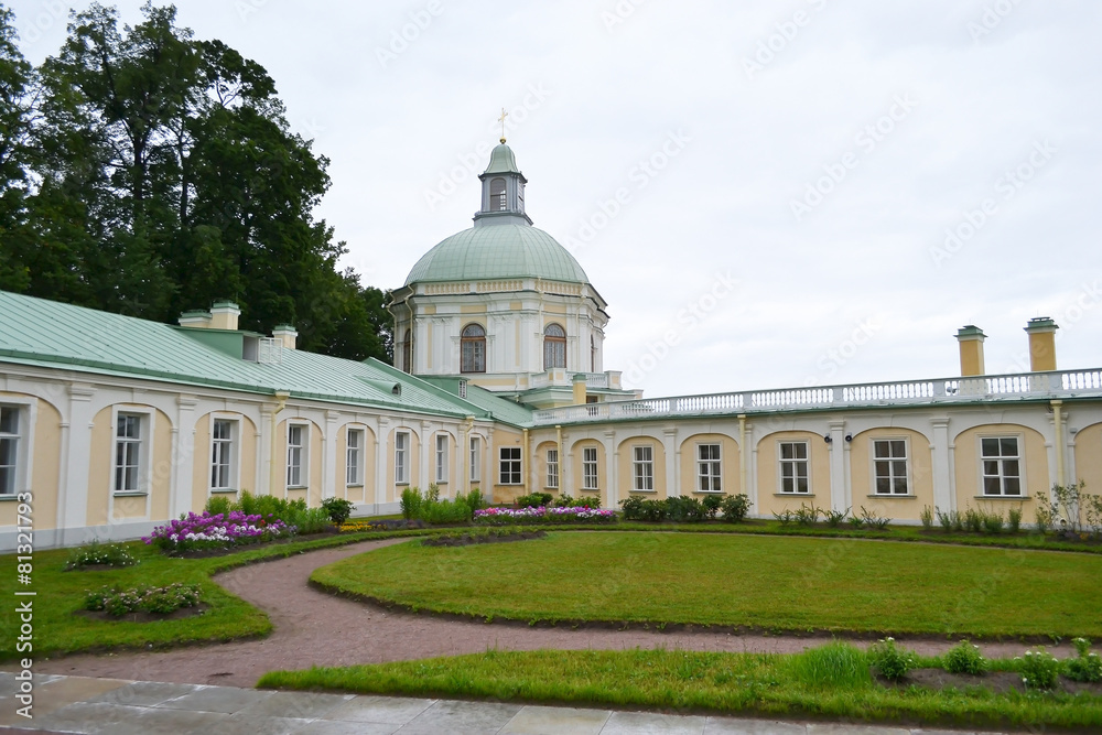 Big Menshikovsky palace in Oranienbaum.