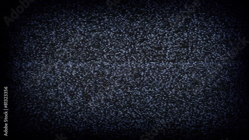 Static tv noise flicker close-up photo