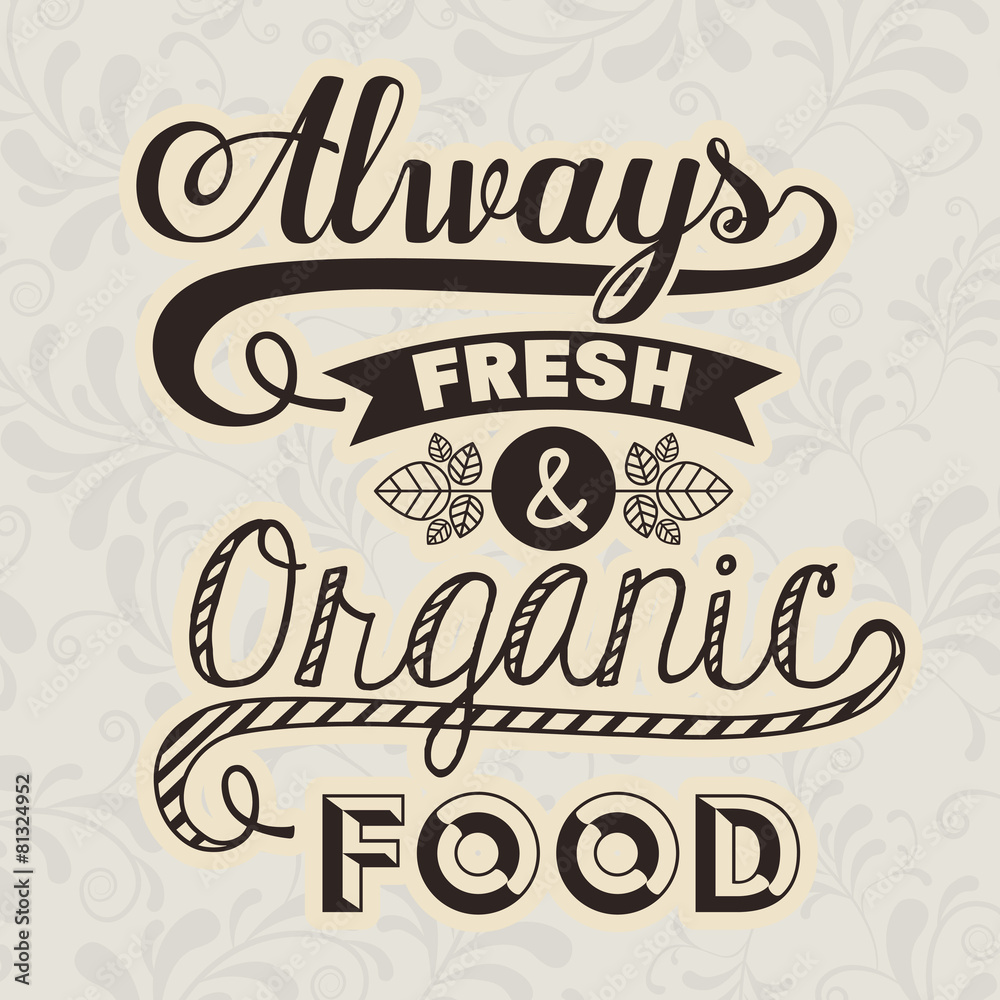 Organic Food design