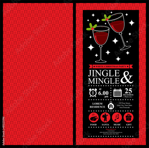Christmas Party Invitation Card