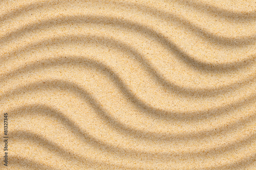 Sand beach background with wave created by wind Sand beach background with wave created by wind