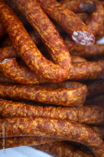 Pork sausages