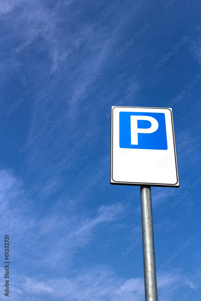 Vertical parking signal