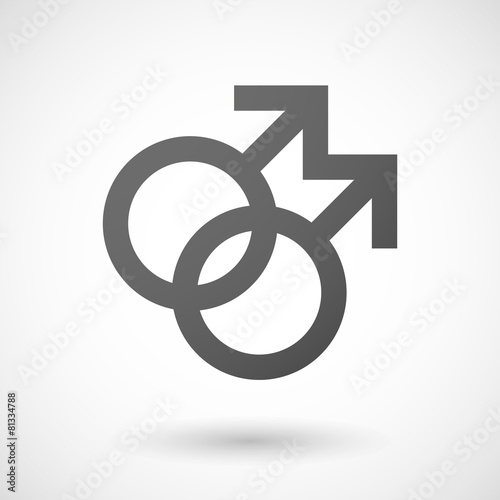 Grey gay sign