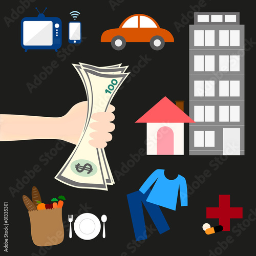 Spending money