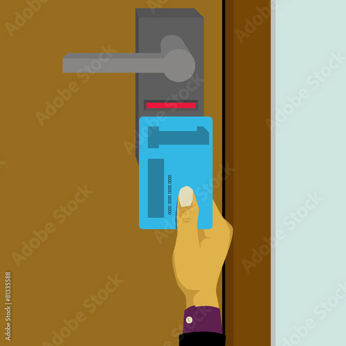 Electronic key system, smart card lock