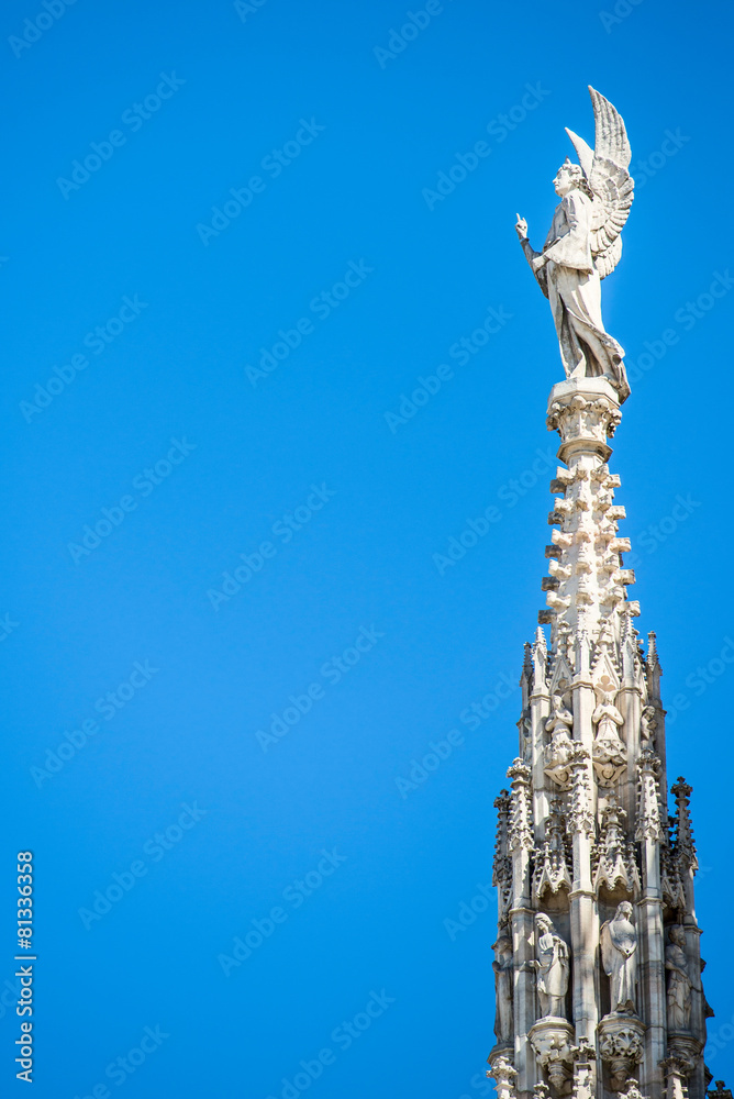 Fototapeta premium Duomo Milan - steeple detail