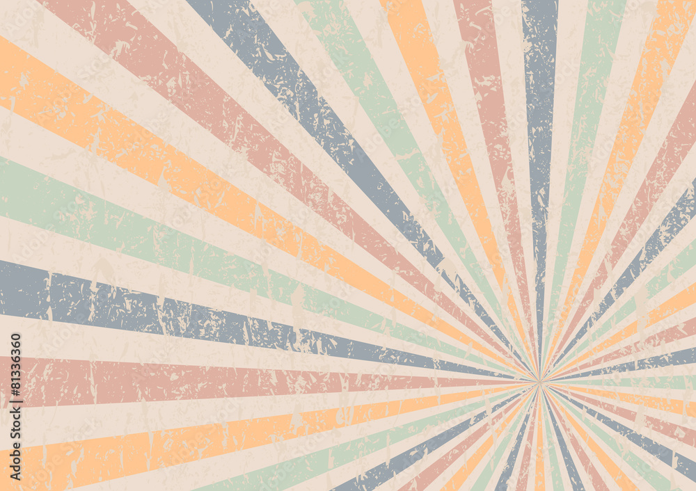 retro vintage background, abstract grunge beams