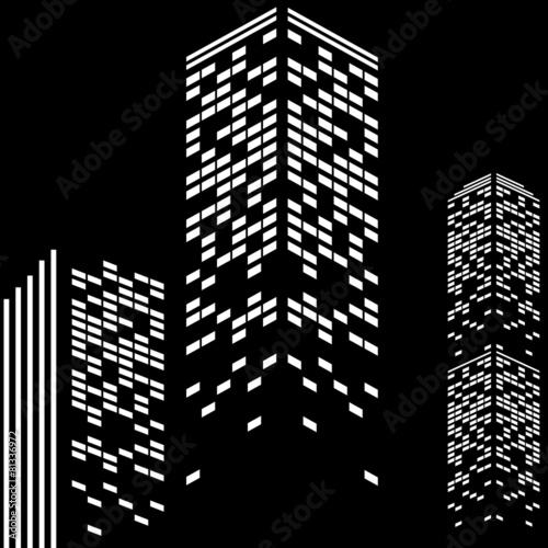 building at night