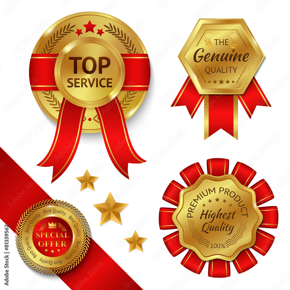 Award Ribbons Set Award Ribbons Set