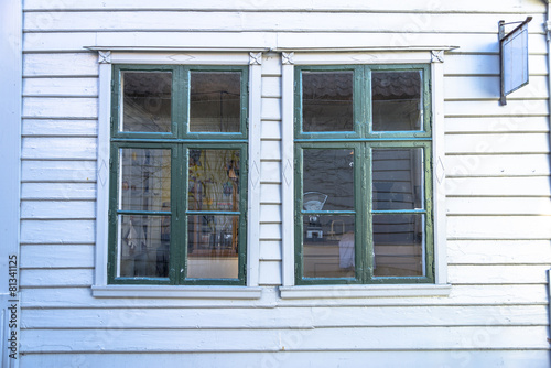 Gamle  old  Bergen Museum in Bergen  Norway