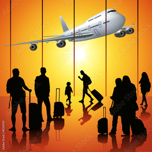 People in the airport
