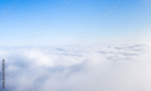Sea of clouds, winter landscape © snvv
