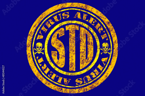 STD Virus Alert Concept