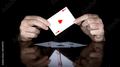 Poker of As