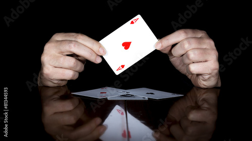 Poker of As photo