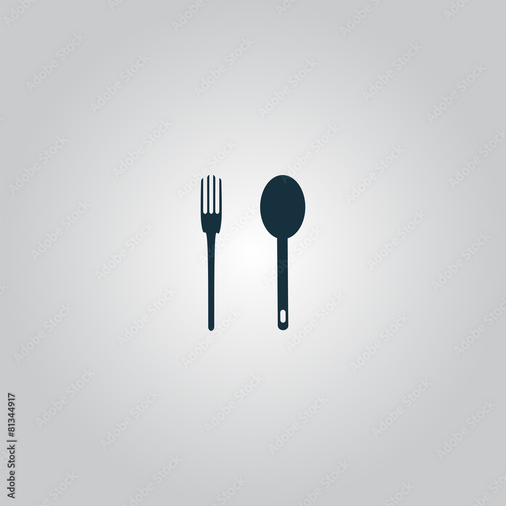 fork and spoon icon fork and spoon icon