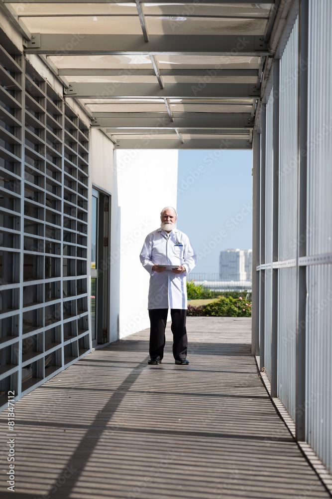 Mature doctor or scientist Mature doctor or scientist