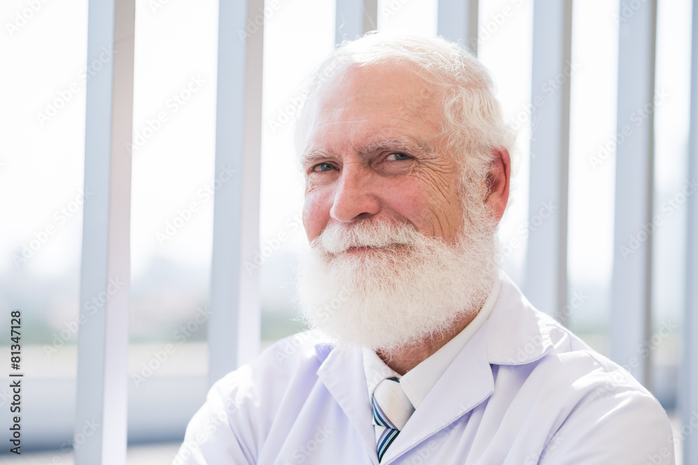 Bearded smiling doctor Bearded smiling doctor